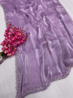 Kusum Hand Work Heavy Jimmy Choo Saree Wholesale