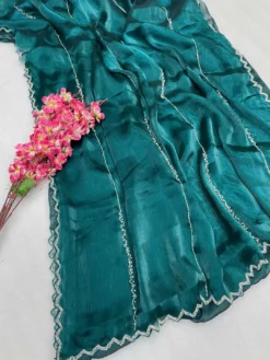 Kusum Hand Work Heavy Jimmy Choo Saree Wholesale