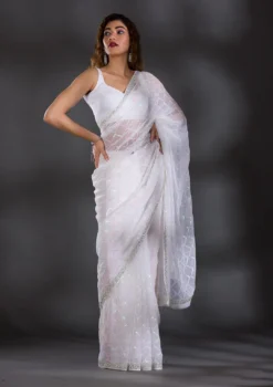 Kusum Koshki Chifon Georgette Saree Wholesale