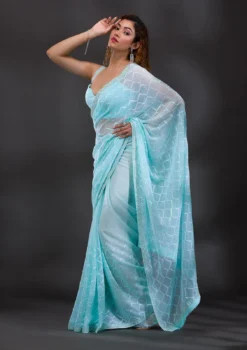 Kusum Koshki Chifon Georgette Saree Wholesale