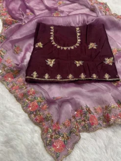 Kusum Lotus 5 Jimmy Choo Saree for Wedding