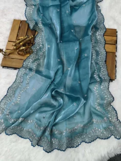 Kusum Lotus 7 Jimmy Choo Designer Saree