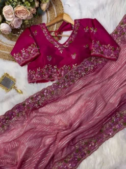 Kusum Mahek Pure Georgette Designer Saree Wholesale