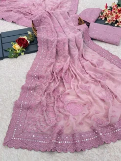 Kusum PALLAVI Chiffon Georgette Saree Wholesale