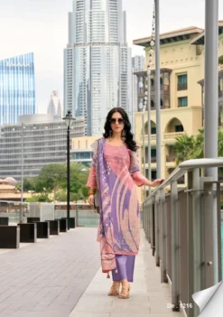Lady Leela Summer Pastels Linen Kurti Pant With Dupatta For Women