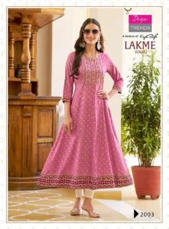 Lakme Vol 2 By Diya Trends Rayon Fancy Kurti