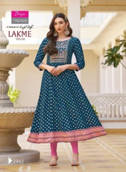 Lakme Vol 2 By Diya Trends Rayon Fancy Kurti