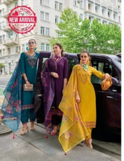 Lily And Lali Afghani Vol 4 Embroidered Readymade Suit Wholesale