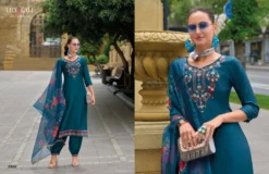 Lily And Lali Afghani Vol 4 Embroidered Readymade Suit Wholesale