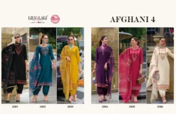 Lily And Lali Afghani Vol 4 Embroidered Readymade Suit Wholesale