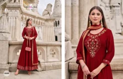 Lily And Lali Bibbojaan Anarkali Style Kurti Bottom With Dupatta