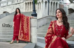 Lily And Lali Afghani Vol 4 Embroidered Readymade Suit Wholesale