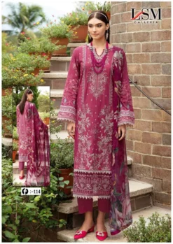 Lsm Firdous Queen Vol 11 Heavy Lawn Cotton Dress Material