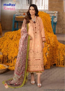 Madhav Riwaaz Vol 8 Ready Made Cotton Printed Collection