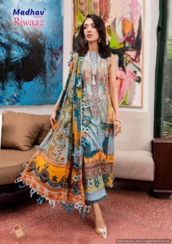 Madhav Riwaaz Vol 8 Ready Made Cotton Printed Collection
