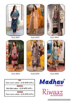 Madhav Riwaaz Vol 8 Ready Made Cotton Printed Collection
