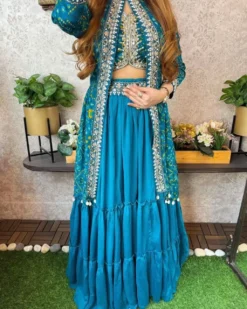 Madhuri 106 Trending Party Wear Shrug Lehenga