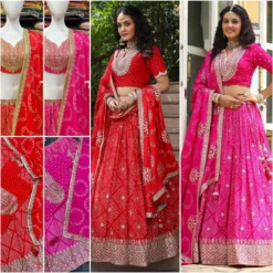 Madhuri 114 Embroidery Work Digital Print Lehenga Choli