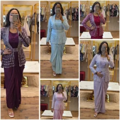 Madhuri 125 Designer Gown With Koti Dupatta