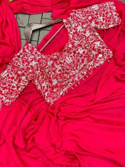 Madhuri Heavy Chinon Ready To Wear Saree