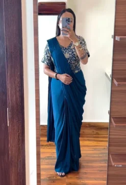 Madhuri Heavy Chinon Ready To Wear Saree