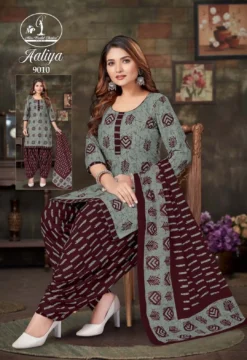 Miss World Bandhni Vol 9 Cotton Printed Dress Material