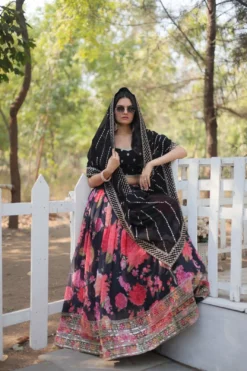 Mohini 7110 Printed Georgette Lehenga Choli for Girls