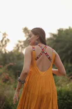 Mohini 9152 Mustard Color Navratri Anarkali Gown