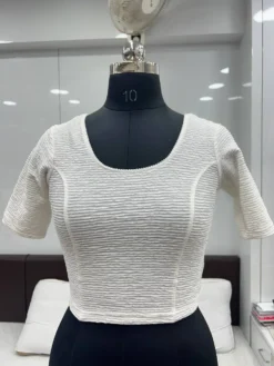 Mona Designer Ready to Wear Stretchable Crush Blouse