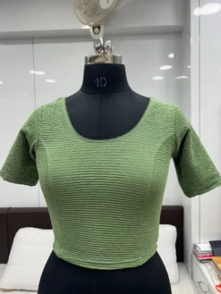 Mona Designer Ready to Wear Stretchable Crush Blouse