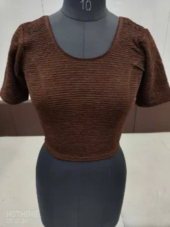 Mona Designer Ready to Wear Stretchable Crush Blouse