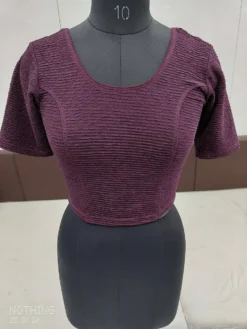 Mona Designer Ready to Wear Stretchable Crush Blouse