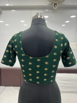 Mona Dwiti Ready to Wear Stretchable Crush And Foil Blouse