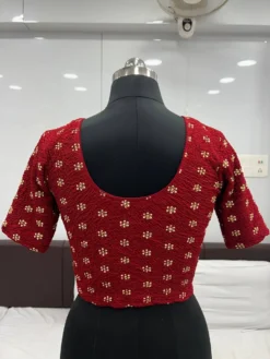 Mona Dwiti Ready to Wear Stretchable Crush And Foil Blouse