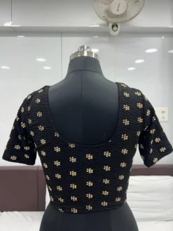 Mona Dwiti Ready to Wear Stretchable Crush And Foil Blouse