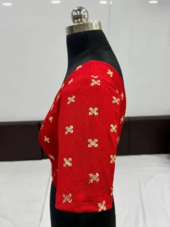 Mona Kangana Ready to Wear Stretchable Velvet Blouse