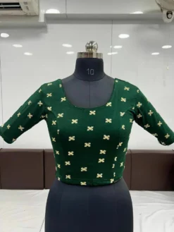 Mona Kangana Ready to Wear Stretchable Velvet Blouse