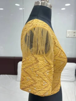 Mona Vedanshi Ready to Wear Stretchable Crush And Foil Blouse