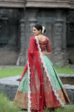 Moni 5015 Kanjivaram Silk Lehenga Choli