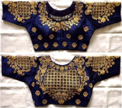 Mrunal 92 Bridal Wear Readymade Blouse With Embroidery Work