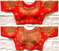 Mrunal 92 Bridal Wear Readymade Blouse With Embroidery Work