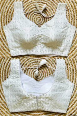 Mrunal Janki Readymade Sleeve Less Blouse