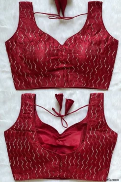 Mrunal Janki Readymade Sleeve Less Blouse