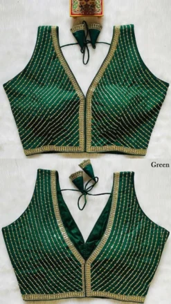 Mrunal Pinky Readymade Deep Gala Blouse