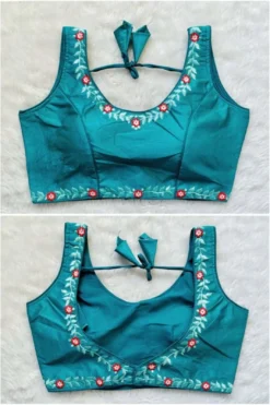 Mrunal Red Rose Fancy Ready made Blouse