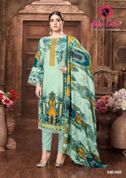 Nafisa Mahera Vol 5 Karachi Cotton Dress Material