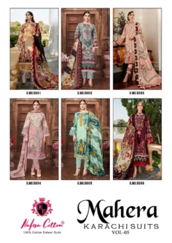 Nafisa Mahera Vol 5 Karachi Cotton Dress Material