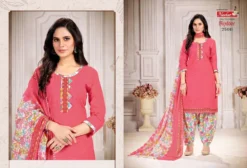 Navkar Sindoor Vol 25 Cotton Ladies Patiala Suit Design