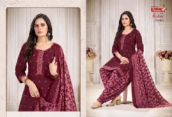 Navkar Sindoor Vol 25 Cotton Ladies Patiala Suit Design