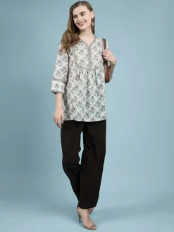 Navya 10 Casual Printed Rayon Top Collection